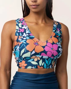Clearance Twist Crop Swim Tops