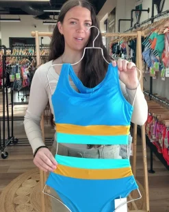 Online Colorblock Bottom Swim Bottoms