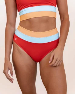 Hot Colorblock Bottom Mommy & Me|Swim Bottoms