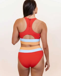 Hot Colorblock Bottom Mommy & Me|Swim Bottoms