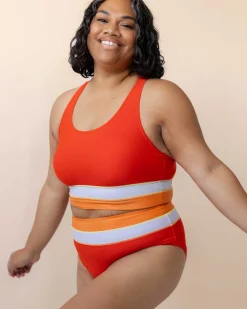 Outlet Colorblock Bottom Swim Bottoms