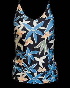 Hot Raven V-Neck Tankini Swim Tops