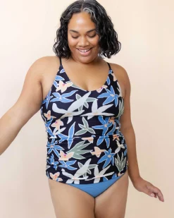 Hot Raven V-Neck Tankini Swim Tops