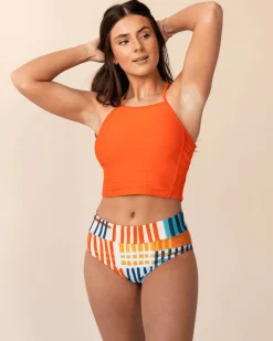 Sale Mid Rise Bottom Swim Bottoms