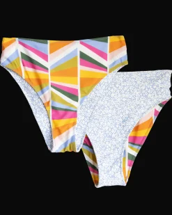 Outlet Reversible High Leg Bottom Swim Bottoms