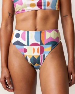 New Reversible High Leg Bottom Swim Bottoms