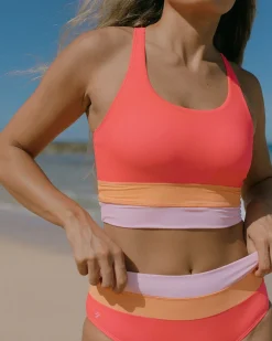 Sale Cut Back Crop Swim Tops