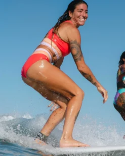 Sale Cut Back Crop Swim Tops