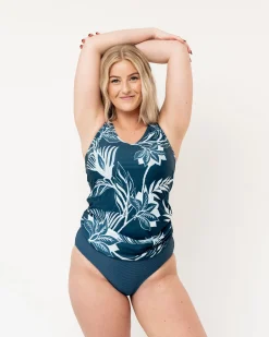 Online V-Neck Tankini Swim Tops