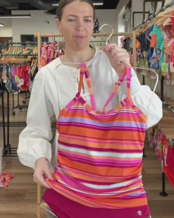 Sale Scoop Neck Tankini Swim Tops