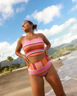 New Scoop Neck Crop Mommy & Me|Swim Tops