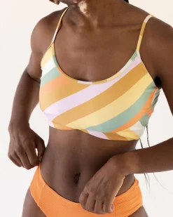 Clearance Tone Crop Swim Tops