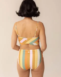 Clearance Tone Crop Swim Tops