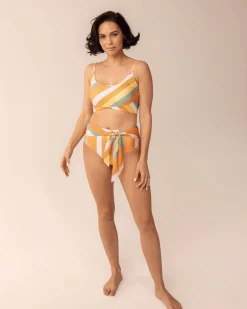 Clearance Tone Crop Swim Tops