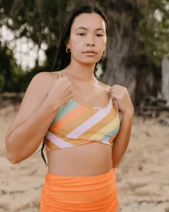 Clearance Tone Crop Swim Tops