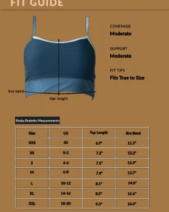 Clearance Textured Shaka Bralette Swim Tops