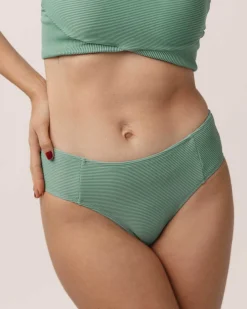 Online Textured Bikini Bottom Swim Bottoms