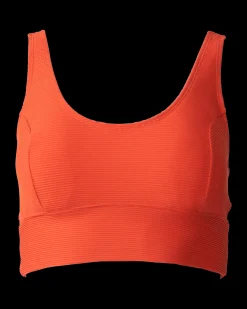 Discount Textured Avant Crop Swim Tops