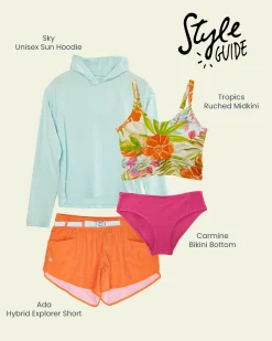 New Ruched Midkini Family Matching|Mommy & Me