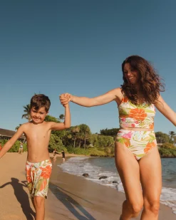 New Ruched Midkini Family Matching|Mommy & Me