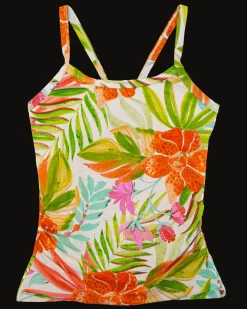 Scoop Neck Tankini Family Matching|Swim Tops